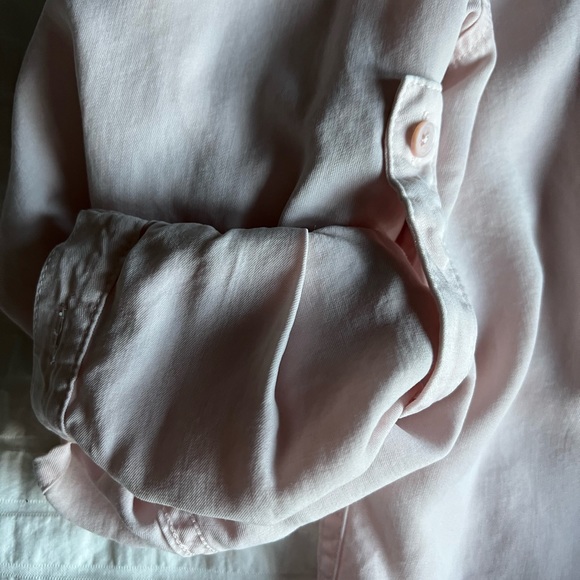 Aritzia Babaton Utility Button-Up Shirt - Size Small - Pink - Picture 8 of 8